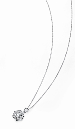 Picture of Cz Hexagonal Pendant
