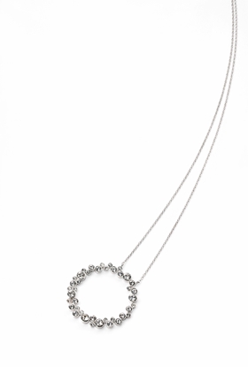 Picture of Clear Swarovski Disc Necklace