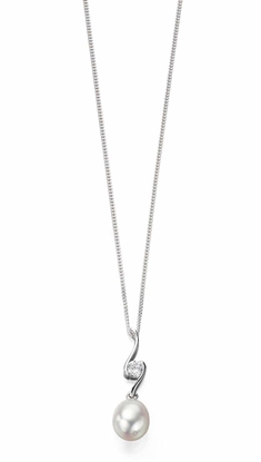 Picture of Pearl Pendant With Cz