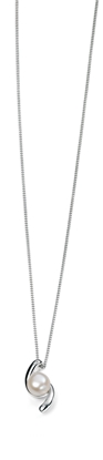 Picture of Pearl Twist Earrings With CZ