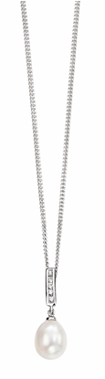 Picture of Pearl Drop & Cz Pendant