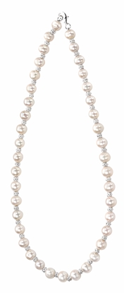 Picture of White Freshwater Pearl Textured 46Cm Necklace