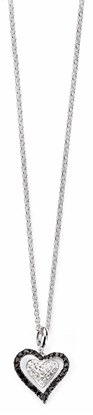 Picture of Double Heart Pendant With Pave