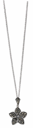 Picture of Marcasite Plumeria Pendant