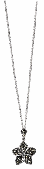 Picture of Marcasite Plumeria Pendant