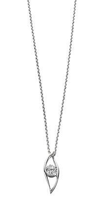Picture of Marquise Pendant With Cz  And Chain