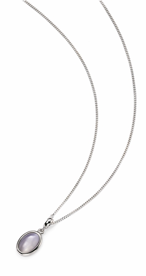 Picture of Grey Catsesye Oval Pendant
