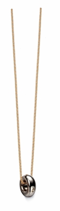 Picture of Ruthenium Plated Disc Necklace