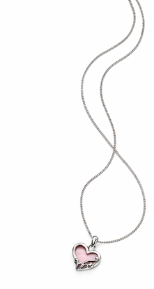 Picture of Pink Mop Heart Pendant