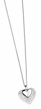 Picture of Scratched & Polished Heart Pendant