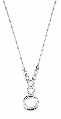 Picture of Hammered/Polished Disc 46+5Cm Necklace
