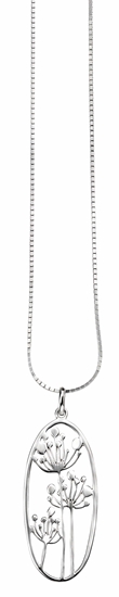 Picture of Cow Parsley Pattern Pendant