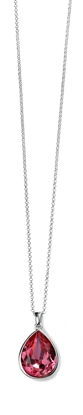 Picture of Rose Pear Shape Swarovski Pendant
