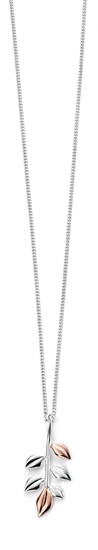 Picture of Mixed Plated Leaf Pendant