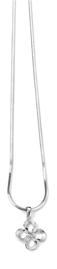 Picture of Flower Pendant With Clear CZ
