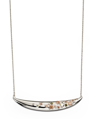 Picture of Multi Coloured Cubic Zirconia Necklet
