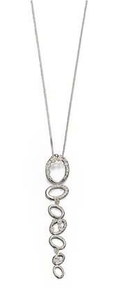 Picture of Silver Oval Granulation Pendant