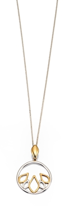Picture of Flame Drop Pendant Mix Colour Metal