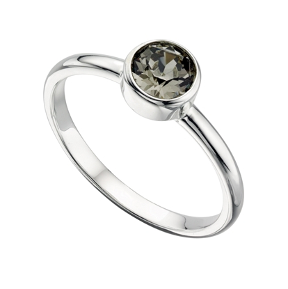 Picture of Swarovski Ring - Black Diamond