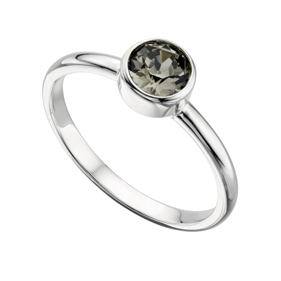 Swarovski black on sale diamond ring