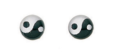 Picture of Large Ying Yang Stud