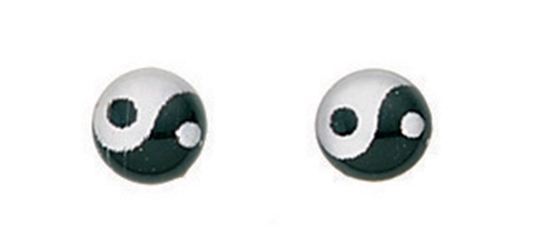 Picture of Large Ying Yang Stud