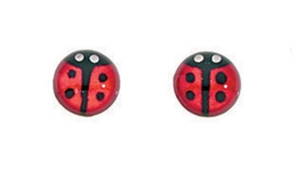 Picture of Orange Ladybird Stud