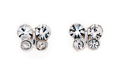 Picture of Clear Crystal Butterfly Stud