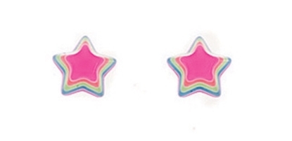 Picture of Multi Fluorescent Star Stud