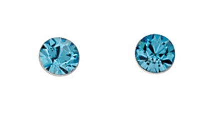 Picture of Aquamarine Swarovski Crystal Stud