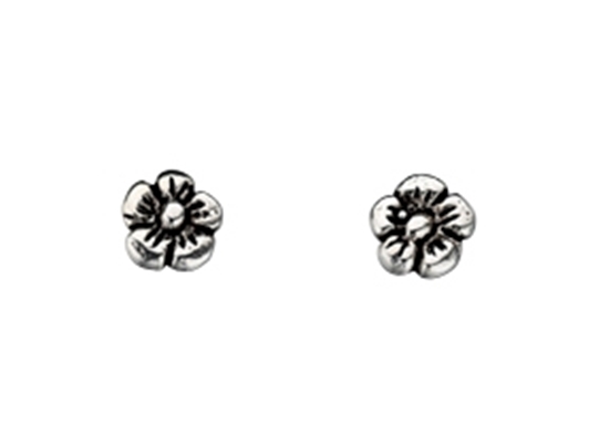 Picture of Oxidised Flower Stud