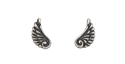 Picture of Oxidised Angel Wing Studs