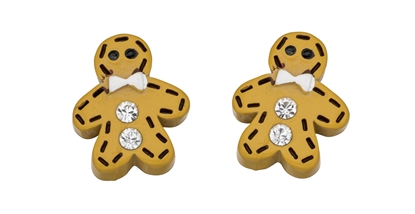 Picture of Gingerbread Man Studs