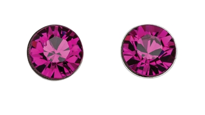 Picture of Swarovski Studs Fuschia