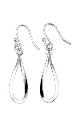 Picture of Twisted Cut Out Drop Earrings