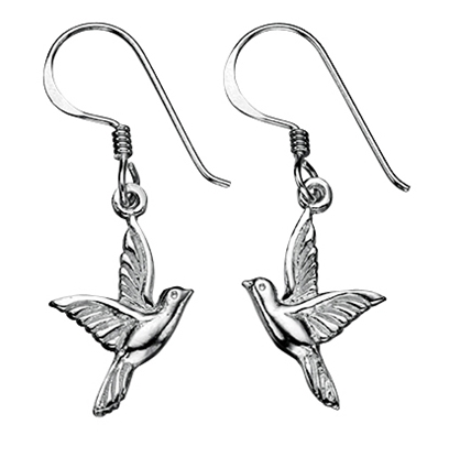 Picture of Oxidised Bird Earrings