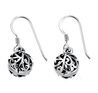 Picture of Filigree Ball Earrings