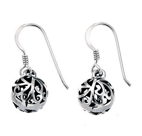 Picture of Filigree Ball Earrings