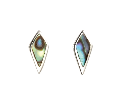 Picture of Diamond Shaped Abalone Studs