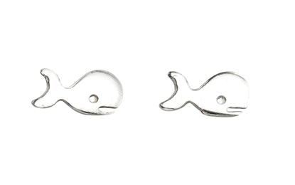 Picture of Silver Whale Studs