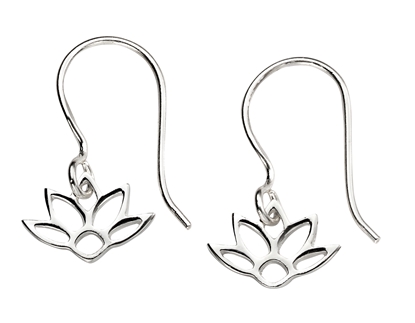 Picture of Lotus Drop Earrings