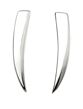 Picture of Plain Curved Tusk Earrings