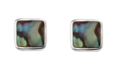 Picture of Square Abalone Shell Studs