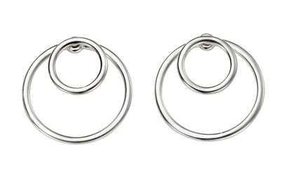 Picture of Front And Back Circle Earrings