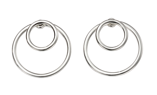 Picture of Front And Back Circle Earrings