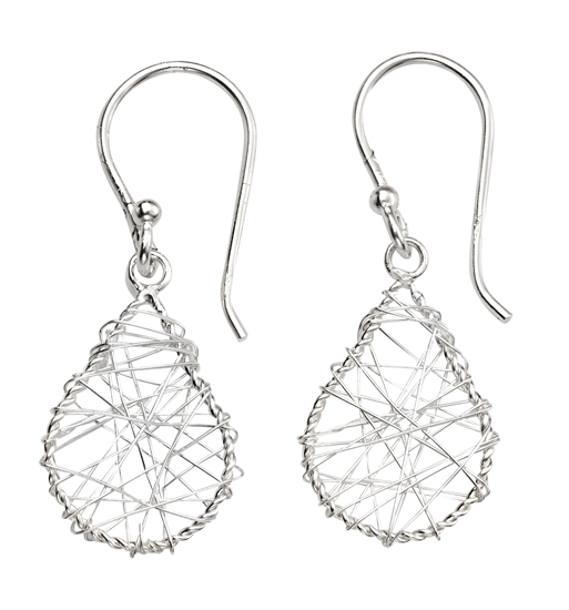 Picture of Wire Wrap Teardrop Earrings