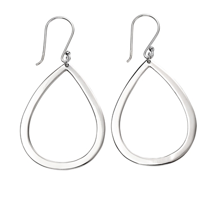 Picture of Large Open Teardrop Earrings