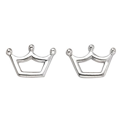 Picture of Princess Crown Stud Earrings