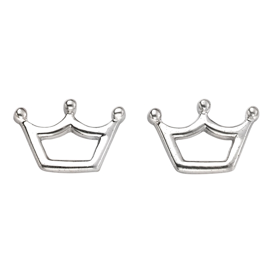 Picture of Princess Crown Stud Earrings