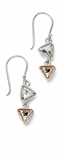 Picture of Irregular Facets Drop Earrings With Swarovski Crystal